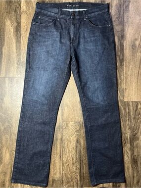 Mott & Bow Crosby Straight Jeans - Men's 35x32 - 6 Month Wash Blue Stretch Denim